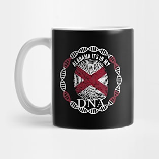 Alabama Its In My DNA - Alabamian Flag - Gift for Alabamian From Alabama Mug